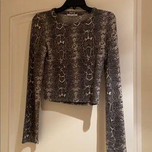 Zara sweater crop top